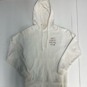 Anti Social Social Club White S Hoodie